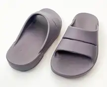 OOFOS OOahh Purple Active Recovery Foam Footbed Sandal Slides Size 8