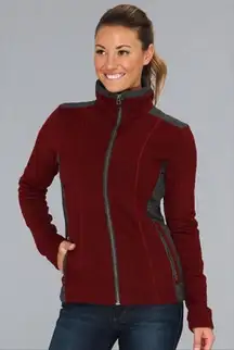 Kuhl S Alfpaca fleece gorpcore burnt Sienna jacket