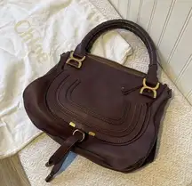 Chloé Chloe Marcie burgundy bag