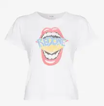 Re/Done Mouth Tee