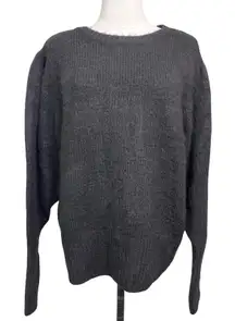 Joe’s Jeans Collection Black Knit Sweater Women’s Size XL Soft Long Sleeve NWT