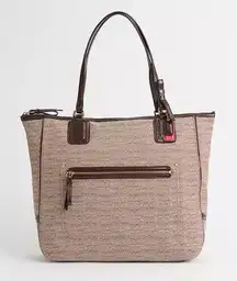 Coach Poppy Oxford Small Tote in Brown