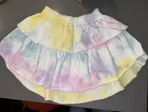 Unicorn Tie Dye Print Skirt