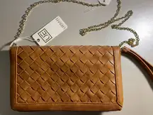 Brown Kaili Woven Clutch