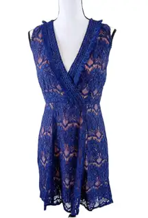 Women’s Small Blue Lace Dress New Anthropologie