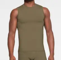 SKIMS Men’s Sport Muscle Tank Top - Army - Large