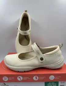Jsport Womens Shoes Beige Mary Jane Memory Foam Contoured Arch Lightweight 7.5