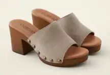 Cordani Whitley Slide On Platform Sandal Suede