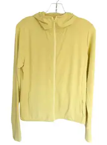 Uniqlo Yellow Full Zip Hoodie Sz M