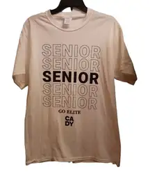 Port and Company White Senior Tee Size Medium