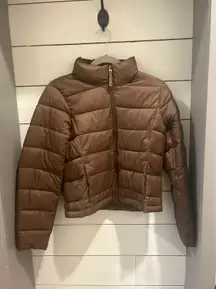 BROWN ULTRA LIGHT PACKABLE JACKET 