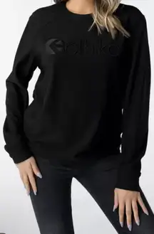 Ethika WOMENS PREMIUM EMBROIDERED CREW NECK‎ BLACK  Size L