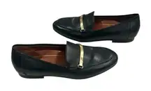 NEW Vionic Evie Orthotic Arch Support Black Leather Loafers Shoes 7
