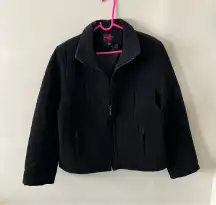 Women’s Black Gallery Quilted Barn Jacket Coat sz PL EUC