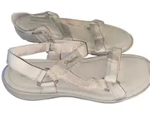 Skechers 8 Memory Foam Sandals  Relaxed Fit Hook And Loop