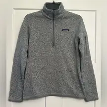 Patagonia Better Sweater Women’s Med 1/4 Zip Long Sleeve Fleece Jacket Preston M