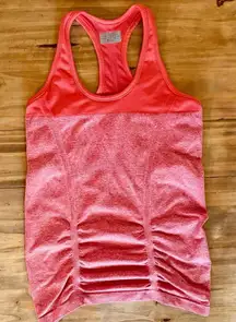 Athleta Saffron Red/Coral Sunset Fast Track Tank Top | S