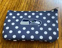 Small Seattle Seahawks coin purse key chain