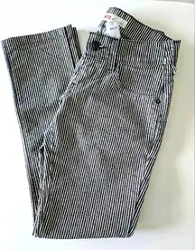 Levi's Black and White Striped Skinny Pants BRAND NEW