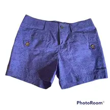 MARMOT Deep Dusk Purple Dot Athletic Outdoors Hiking Shorts Camping Small 6 UPF