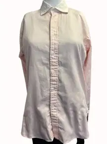 Ralph Lauren Womens Pink Button Up Shirt Size 8 SKU 6521
