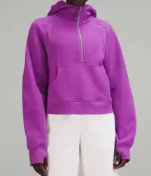 Lululemon Scuba Oversized Half-Zip Hoodie Moonlit Magenta M/L