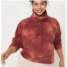 Old‎ Navy NWT Funnel-Neck Cropped Microfleece Sweatshirt GO-WARM  Womens Size L