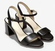 Cole Haan  Josie black block heel sandal