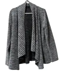 Tommy Hilfiger Women Open Front Cardigan Sweater Size Large Polyester Office