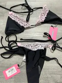 Cassey Lacey String Bikini Set (NEVER WORN)