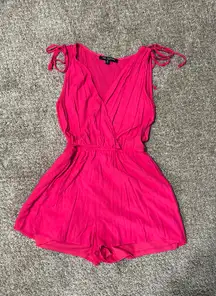 Pink Tank Top Romper