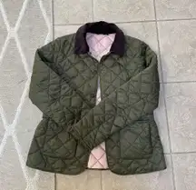 Green Quilted Jacket