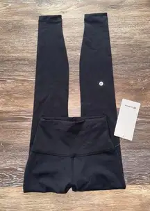 Lululemon Wunder Train High Rise 28” Black Size 2 NWT