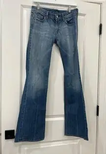 7 For All Mankind | Original Bootcut Jeans Low Rise Denim Medium Wash Size 28