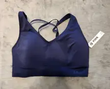NWT Victoria’s Secret Pink Active Medium Suppoer Sport Size XS Sports Bra Navy