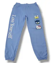 Sanrio Hello Kitty And Friends Pants Size XL Hello Kitty Sweatpants Joggers Blue