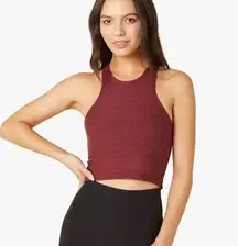 Beyond Yoga High Neck Red Top