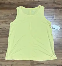 Wonderly Studio Womens Tank Top Sleeveless Yellow NWT Ladies 1X New Soft‎