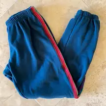 Spiritual Gangster Blue Colored Striped Jogger Size: XS