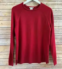 Sweet Romeo Sweater Women’s Size XS Red Pullover Raglan Sleeve