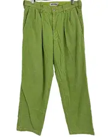 Fu cking Awesome Skater Green Corduroy Pants Size 34
