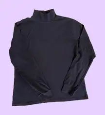 Vintage 90s L.L.Bean Black long sleeve turtle neck shirt 🔥