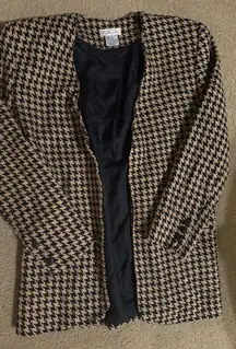Vintage a Talbot Houndstooth Blazer