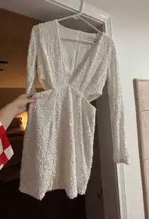 Petal and Pup Kelly Long Sleeve Sequin Mini