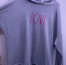 Love hooded long sleeve