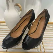 indigo collection. Black 3 inch pumps. S9M Pre-loved gently worn.