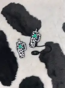 Straw Topper & Croc Charm 