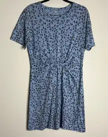 Aerie Cotton Tie Front T-Shirt Dress