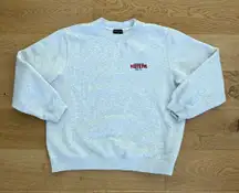 White Fox Oversized Sweatshirt Capsule 9 Rodeo Crew Size L/XL Gray