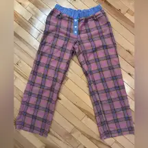 🩷 EUC Edikted plaid pajama bottoms size S